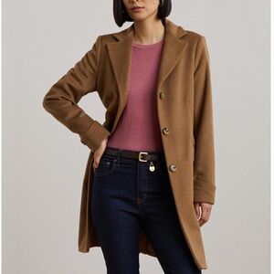 Ralph Lauren New Vicuna Brown Coat size 8